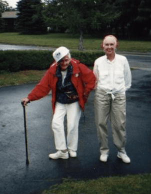 Eleanor Mills, left, and Mona Colicos