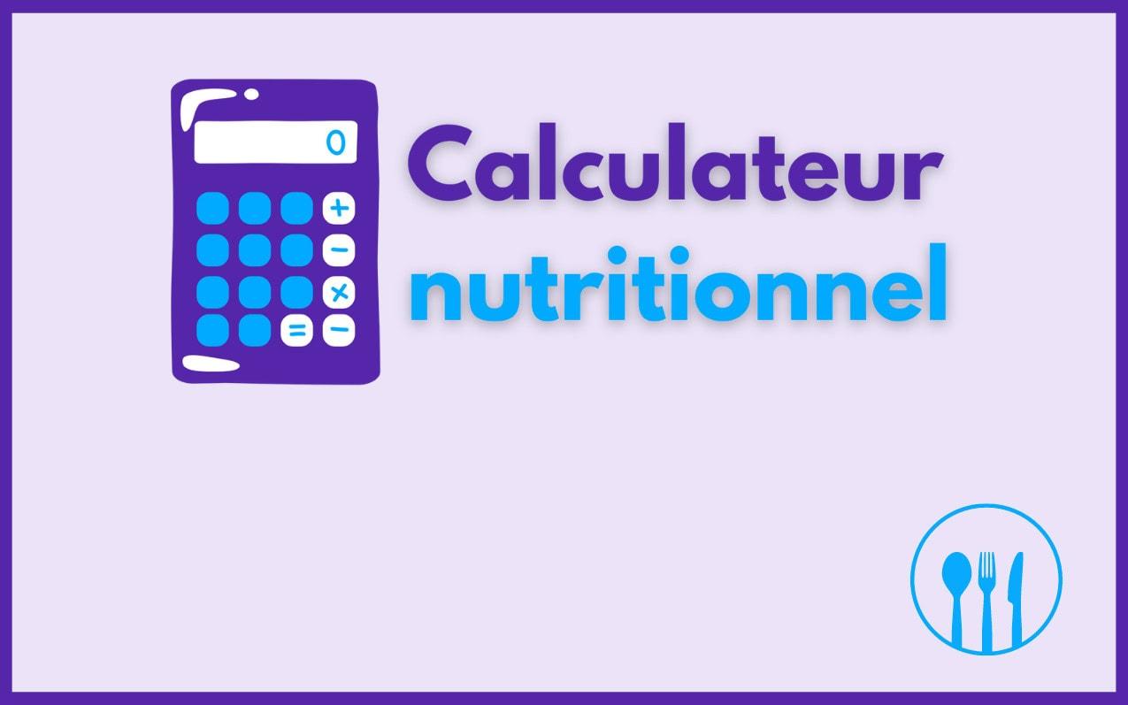 Calculateur nutritionnel