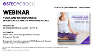 Yoga and Osteoporosis webinar